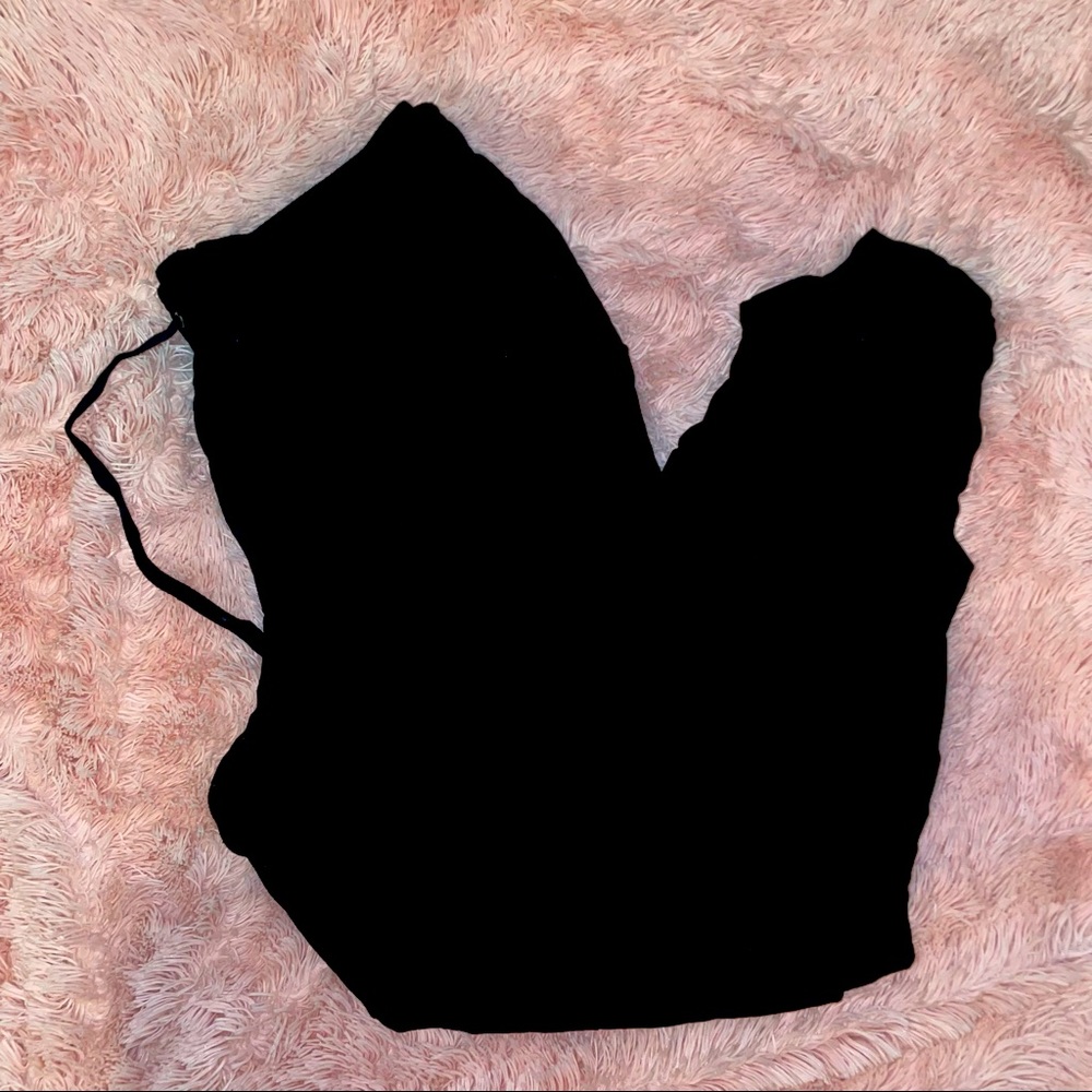 Black light material pants